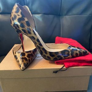 Authentic Christian Louboutin Iriza Leopardino